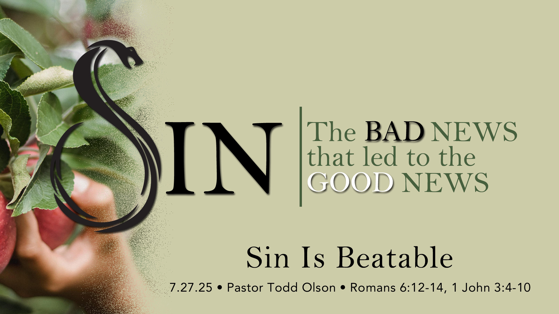 Sin Is Beatable