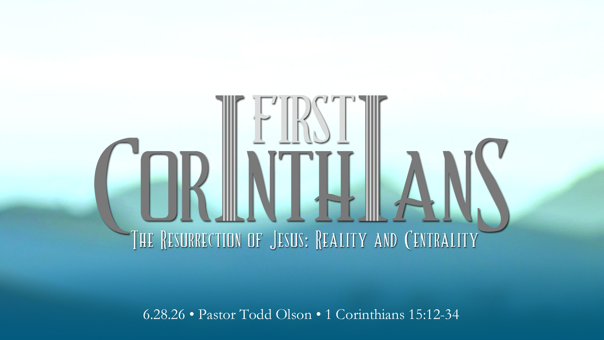 The Resurrection of Jesus: Reality and Centrality