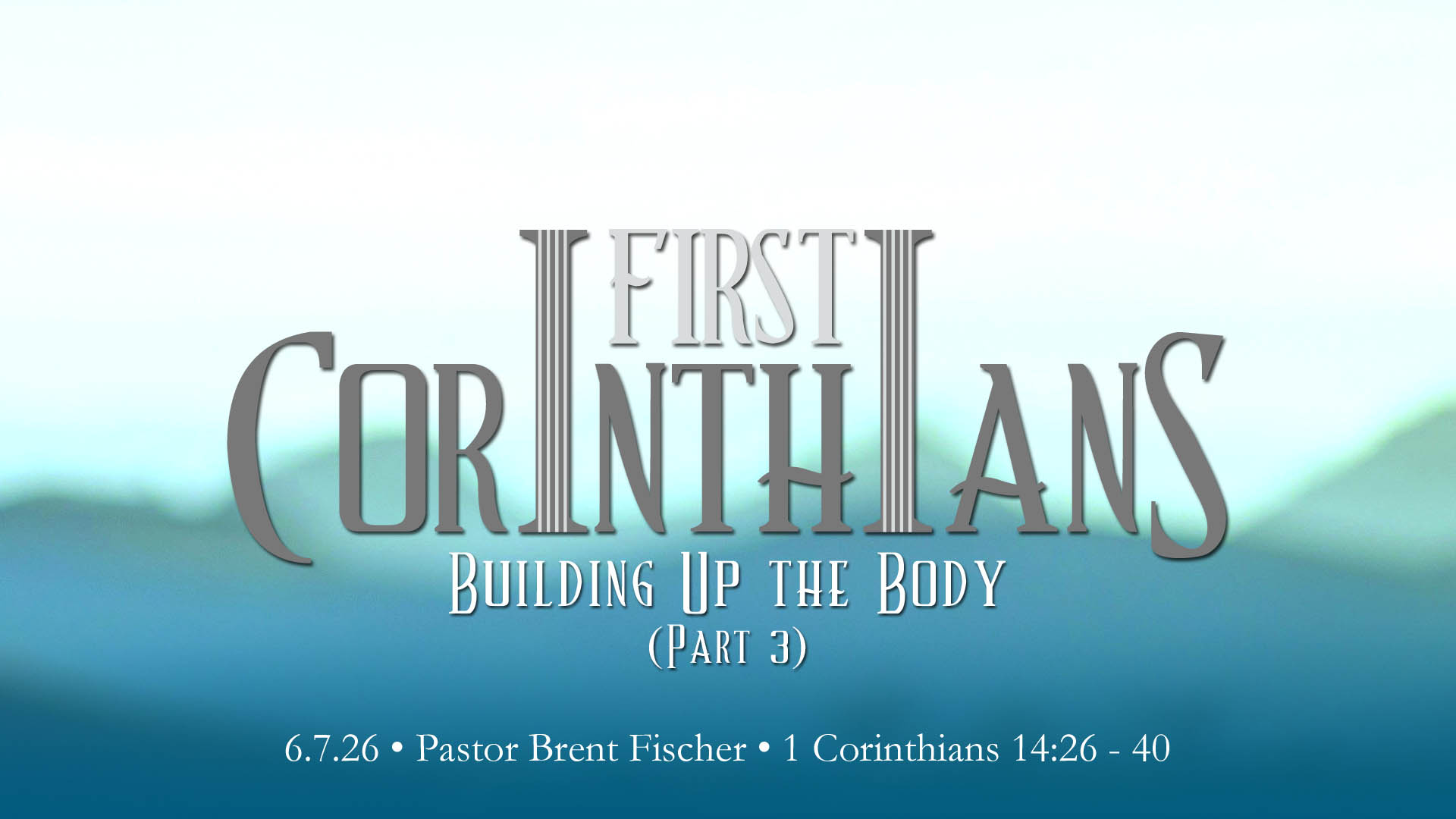 Building Up the Body Part 3